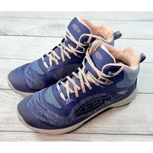 KEEN Women’s Terradora Flex Waterproof Hiking Trail Boots Blue Pink Size 8